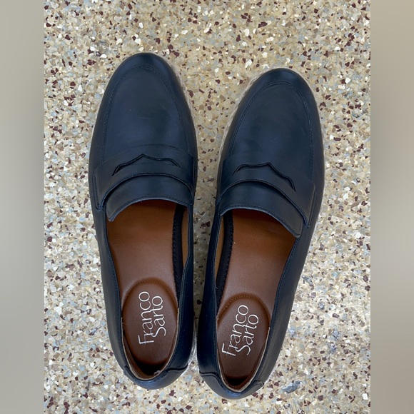 Franco Sarto Sansara Wedge Penny Loafer - size 7.5 - Picture 2 of 6